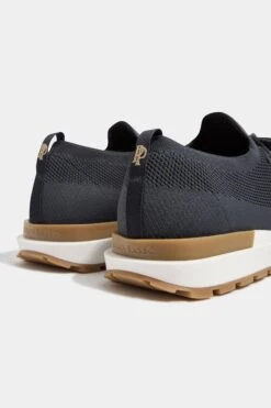 Blue Knitted Sneakers - Made In Italy 10 Blue Knitted Sneakers - Made In Italy -Pini Parma Clothing Store 147