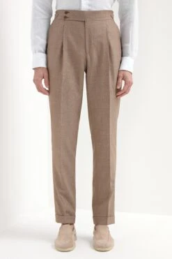 Almond Soragna Trousers - Made In Italy