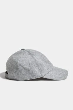 Grey Flannel Baseball Cap - Made In Italy