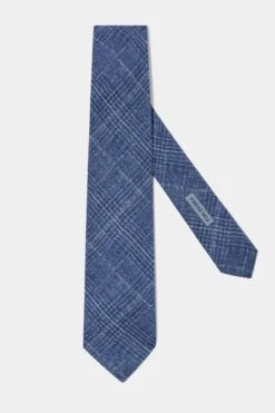 Blue Prince Of Wales Tie - Made In Italy