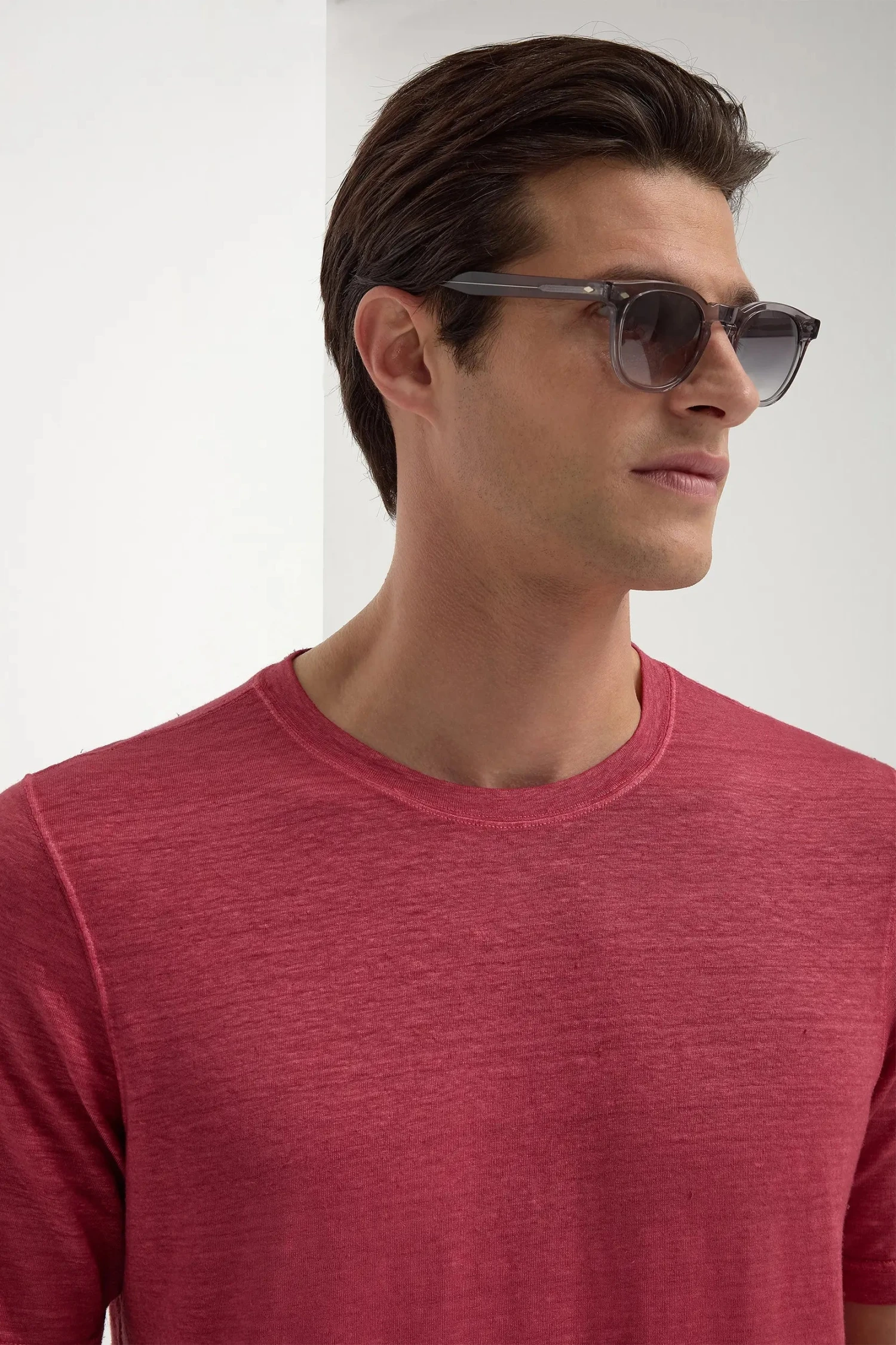 Cherry Linen T-shirt - Made In Italy 5 Cherry Linen T-shirt - Made In Italy - Image 3