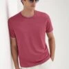 Cherry Cotton T-shirt With Collar Detail - Made In Italy -Pini Parma Clothing Store 28.10.2024 PINIPARMASS25INDO11850