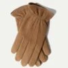 Avana Suede Gloves - Made In Italy -Pini Parma Clothing Store Avana Cashmere Lined Suede Gloves 1