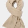 Beige Herringbone Scarf - Made In Italy -Pini Parma Clothing Store Beige herringbone scarf 4
