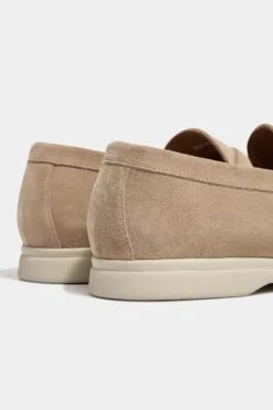 Beige Penny Loafers - Made In Italy -Pini Parma Clothing Store Beige penny loafers 5