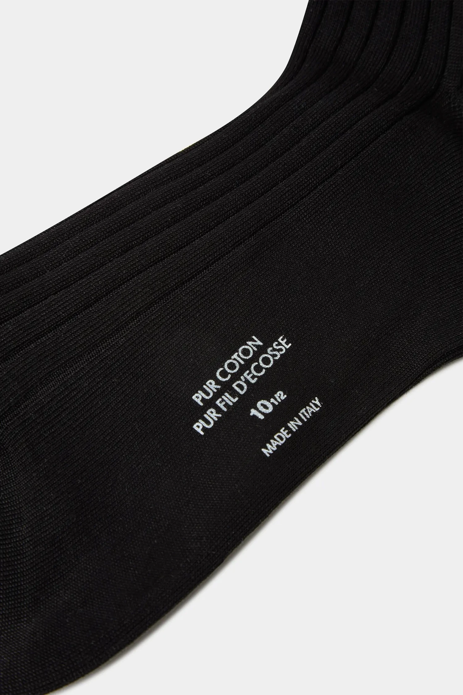 Black Long Socks - Made In Italy 4 Black Long Socks - Made In Italy - Image 2