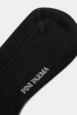 Black Long Socks - Made In Italy 8 Black Long Socks - Made In Italy -Pini Parma Clothing Store Black long socks 3