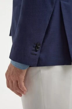 Blue Jacket In Cotton And Silk - Made In Italy 10 Blue Jacket In Cotton And Silk - Made In Italy -Pini Parma Clothing Store Blue jacket in cotton and silk 5