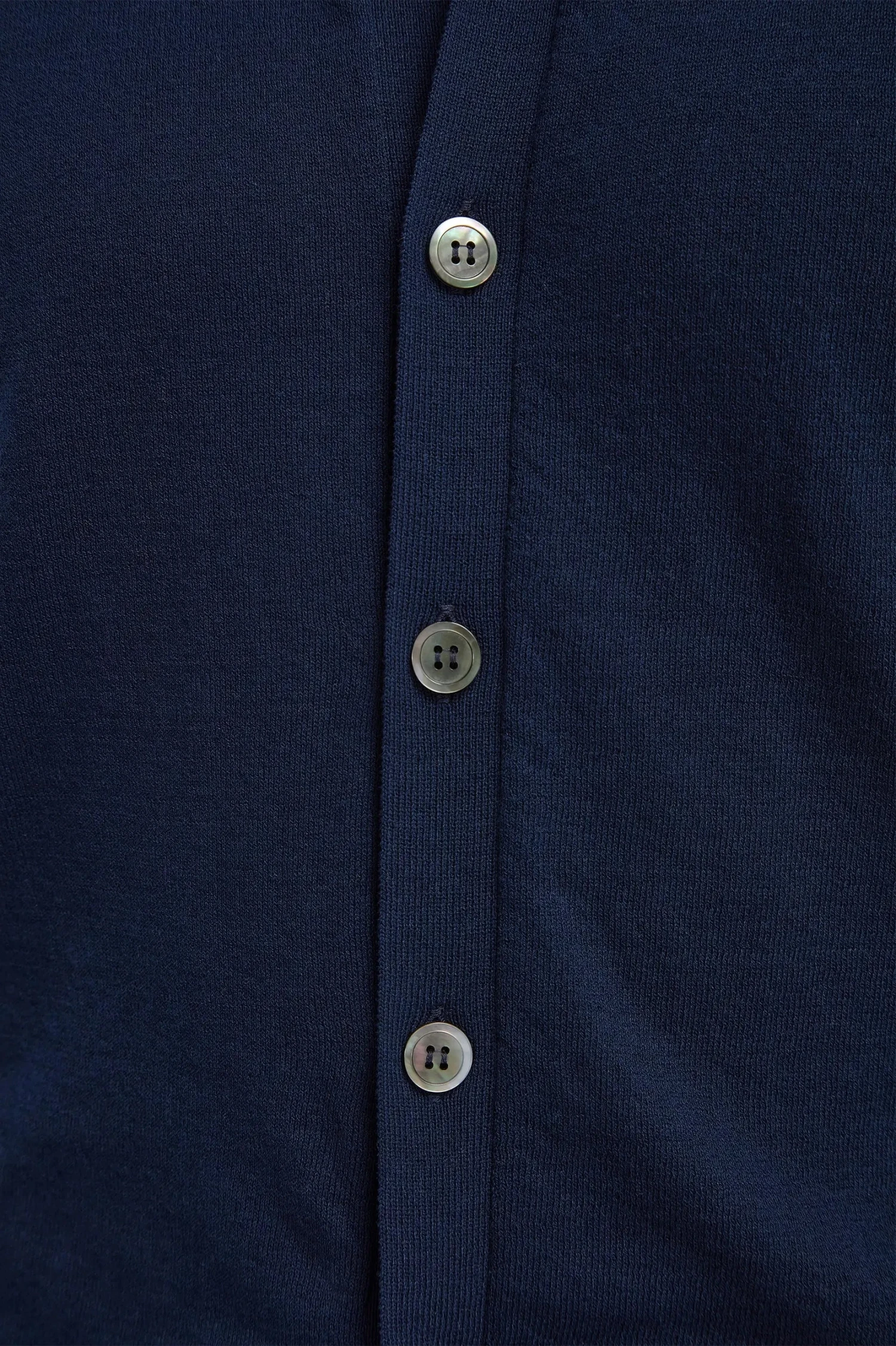 Blue Polo Cardigan - Made In Italy 5 Blue Polo Cardigan - Made In Italy - Image 3