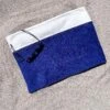 Blue Beach Towel - Made In Italy -Pini Parma Clothing Store Blue towel made in Italy 3