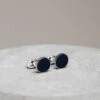 Blue Cufflinks - Made In Italy 2 Blue Cufflinks - Made In Italy -Pini Parma Clothing Store Blue cufflinks 1
