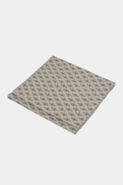 Grey Patterned Scarf - Made In Italy -Pini Parma Clothing Store Grey patterned scarf 3