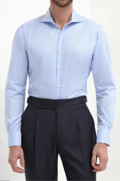 Light Blue Shirt ”Sartoriale Collection” - Made In Italy -Pini Parma Clothing Store Light blue shirt Sartoriale 1