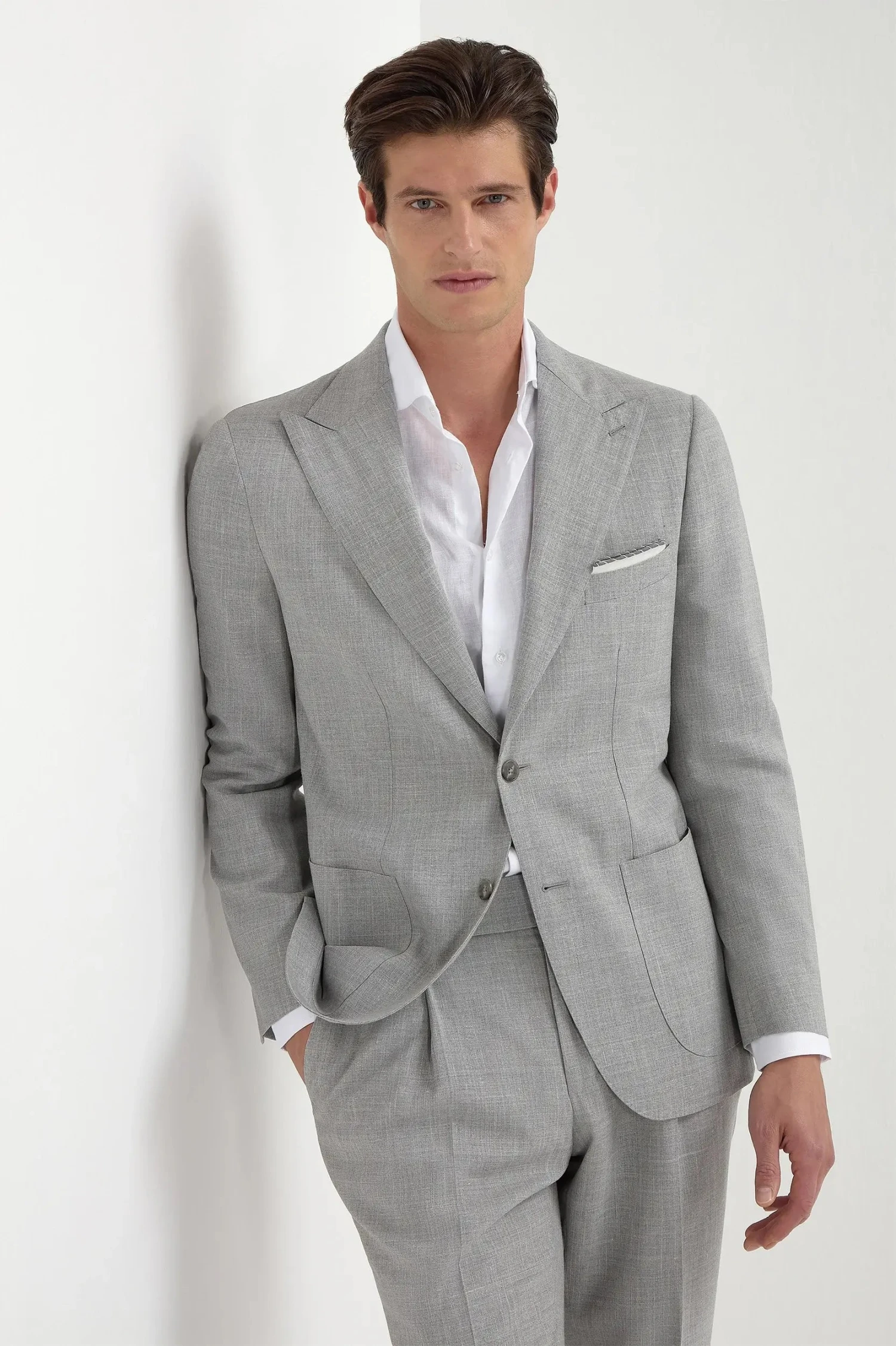 Light Grey Suit - Made In Italy 3 Light Grey Suit - Made In Italy