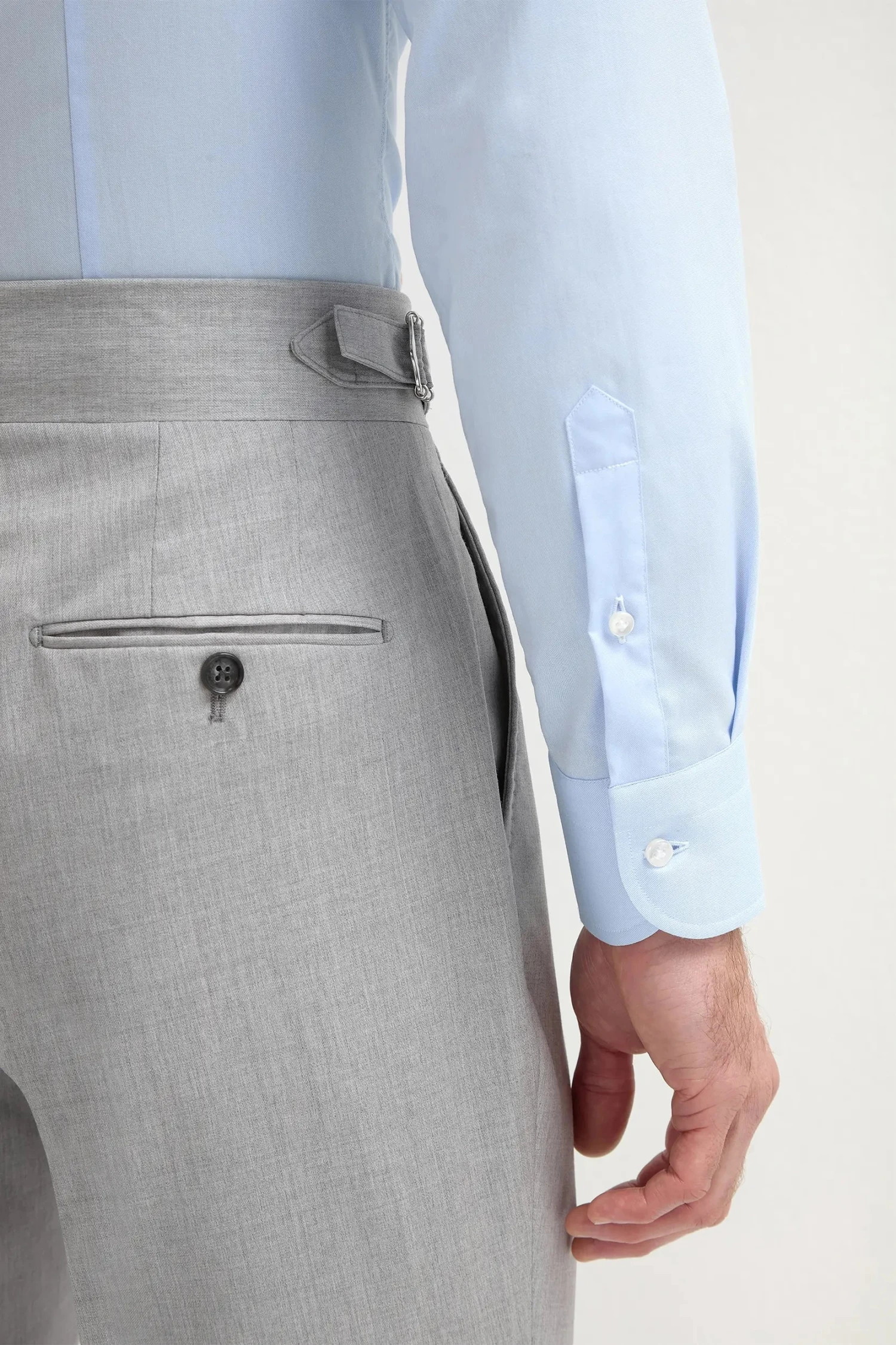 Light Grey Soragna Trousers - Made In Italy 5 Light Grey Soragna Trousers - Made In Italy - Image 3