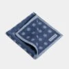 Navy Blue Fancy Pocket Square - Made In Italy 1 Navy Blue Fancy Pocket Square - Made In Italy -Pini Parma Clothing Store Navy blue fancy pocket square 1