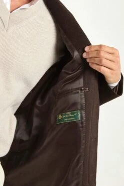 Brown Raglan Coat - Made In Italy 12 Brown Raglan Coat - Made In Italy -Pini Parma Clothing Store PINIFW251960517.41.46