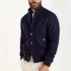 Blue Super 180's Wool Flannel Bomber Jacket – Made In Italy 2 Blue Super 180's Wool Flannel Bomber Jacket – Made In Italy -Pini Parma Clothing Store PINIFW2519776 95c796f5 68d6 4469 b12b a835e65bd740