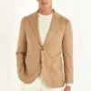 Camel Jacket - Made In Italy 2 Camel Jacket - Made In Italy -Pini Parma Clothing Store PINIFW2520401