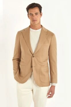 Camel Jacket - Made In Italy