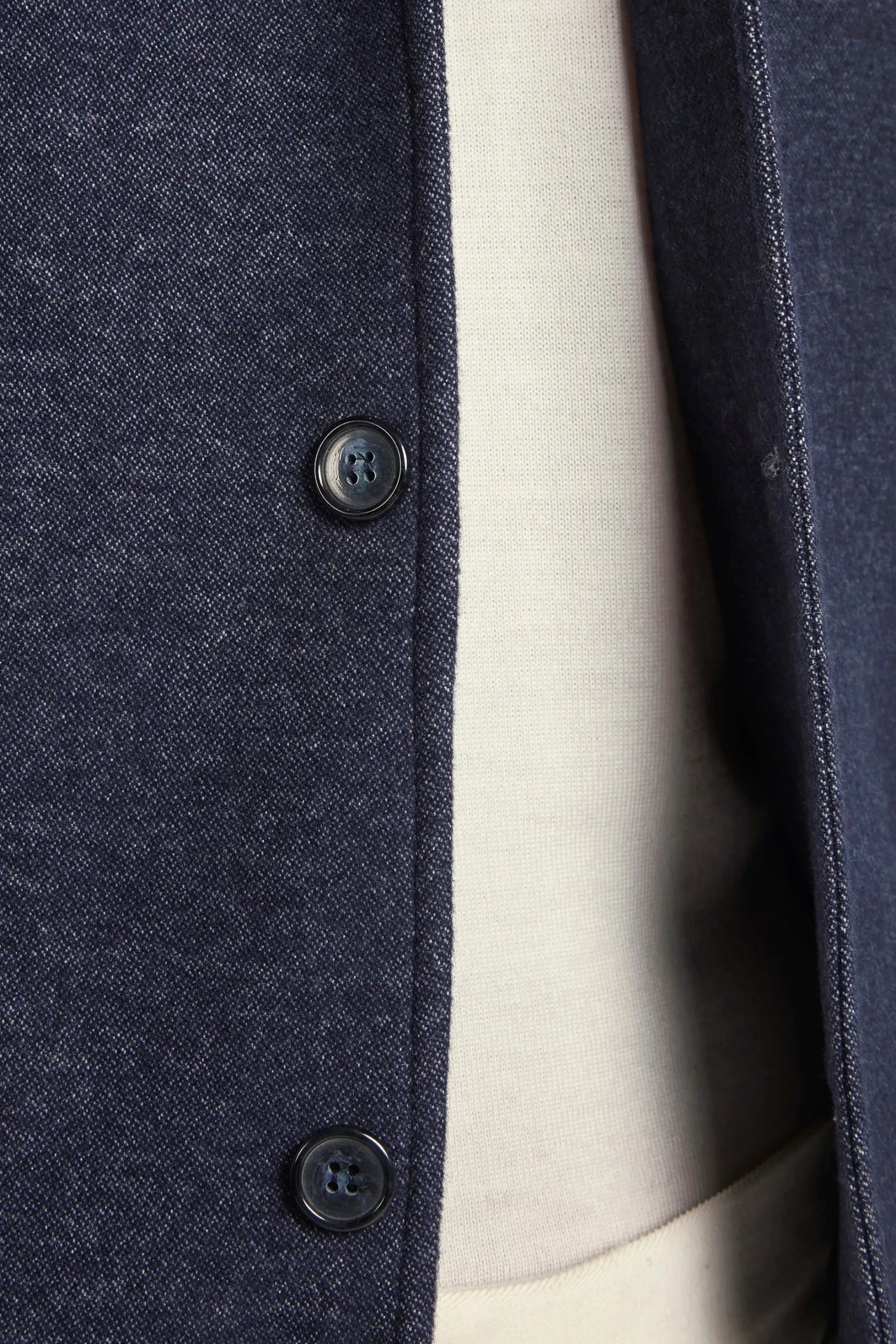 Blue Bomber Jacket - Made In Italy 6 Blue Bomber Jacket - Made In Italy - Image 4