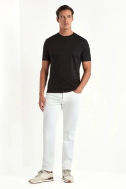 Black Jersey T-shirt - Made In Italy 9 Black Jersey T-shirt - Made In Italy -Pini Parma Clothing Store PINIFW2523385