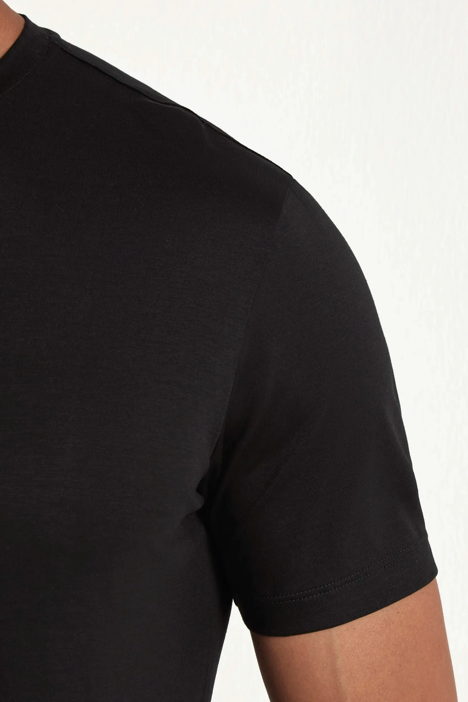 Black Jersey T-shirt - Made In Italy 4 Black Jersey T-shirt - Made In Italy - Image 2