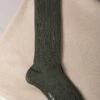 Green - Super Durable Wool Short Socks - Made In Italy -Pini Parma Clothing Store Pini Parma 501