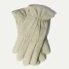 Sand Cashmere Lined Suede Gloves - Made In Italy -Pini Parma Clothing Store Sand Cashmere Lined Suede Gloves 2