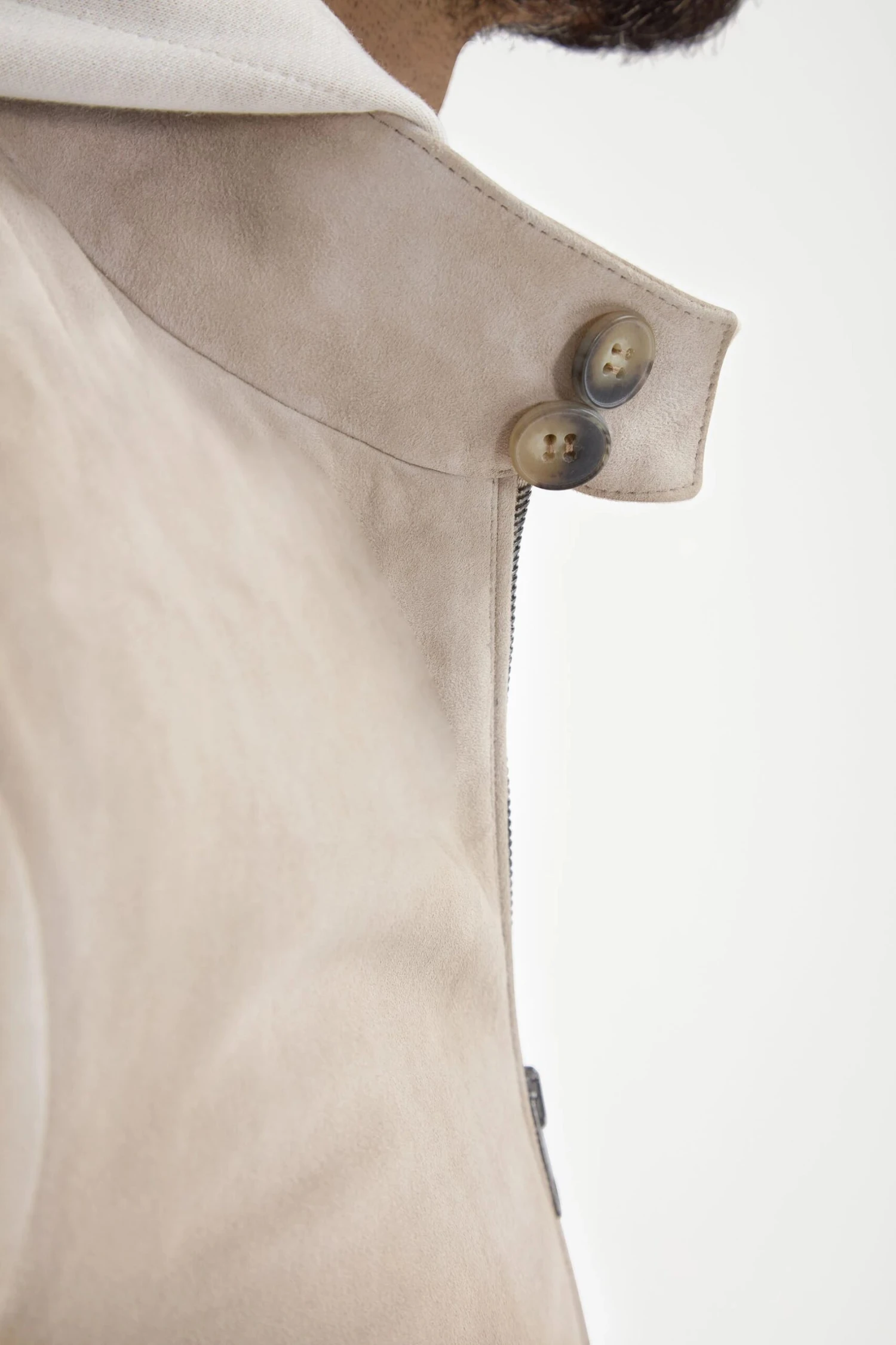 Sand Suede Jacket – Made In Italy 4 Sand Suede Jacket – Made In Italy - Image 2