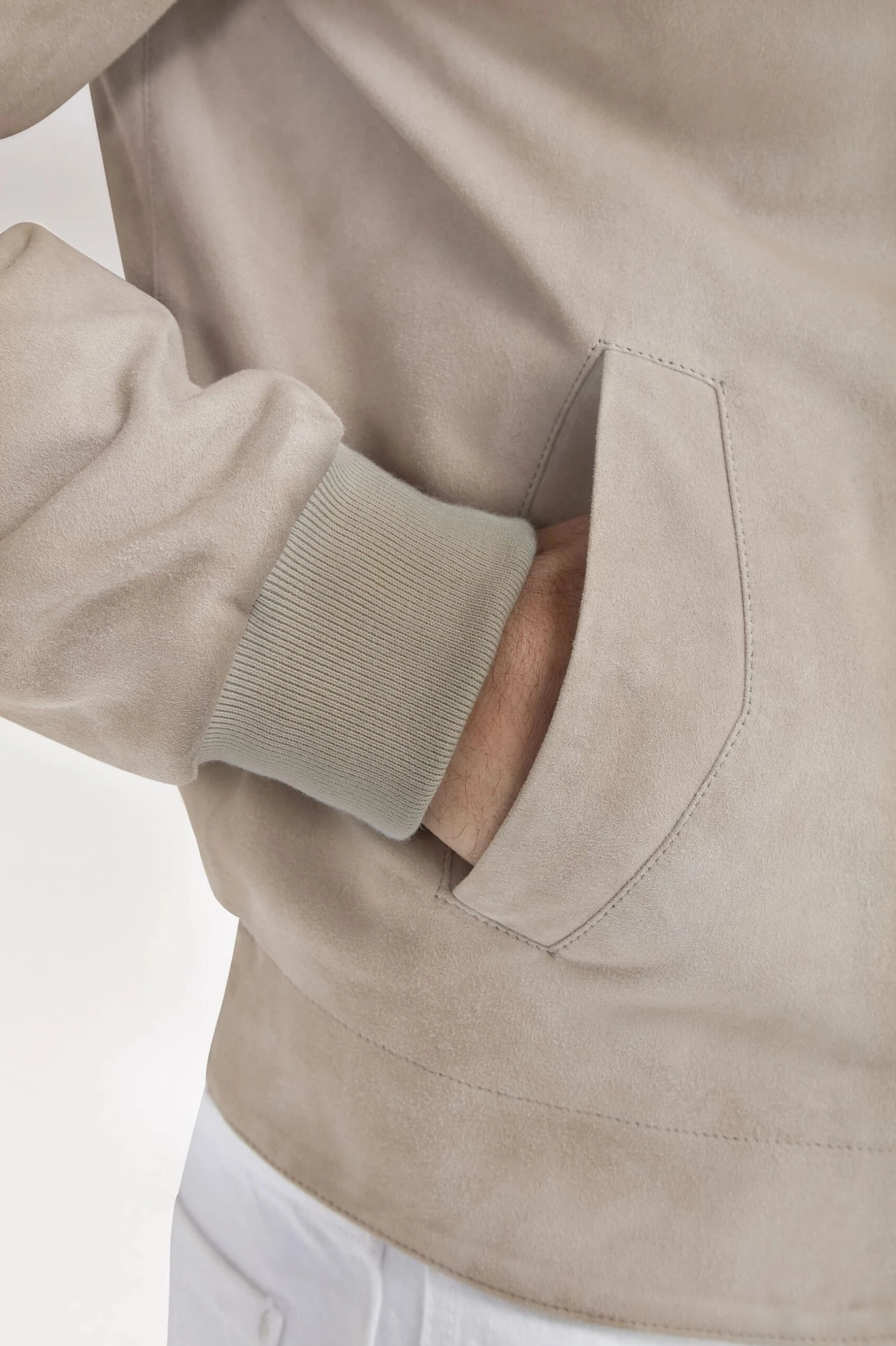 Sand Suede Jacket – Made In Italy 5 Sand Suede Jacket – Made In Italy - Image 3