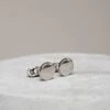 Silver Cufflinks - Made In Italy -Pini Parma Clothing Store Silver cufflinks 1
