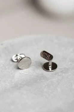 Silver Cufflinks - Made In Italy -Pini Parma Clothing Store Silver cufflinks 4