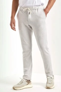 Stone Jersey Jogger Pants - Made In Italy