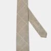 Taupe Prince Of Wales Tie - Made In Italy -Pini Parma Clothing Store Taupe Prince of wales tie 1 8b694883 d283 4786 8d84 11d59e05347f