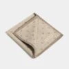 Taupe Paisley Pocket Square - Made In Italy 1 Taupe Paisley Pocket Square - Made In Italy -Pini Parma Clothing Store Taupe paisley pocket square 1