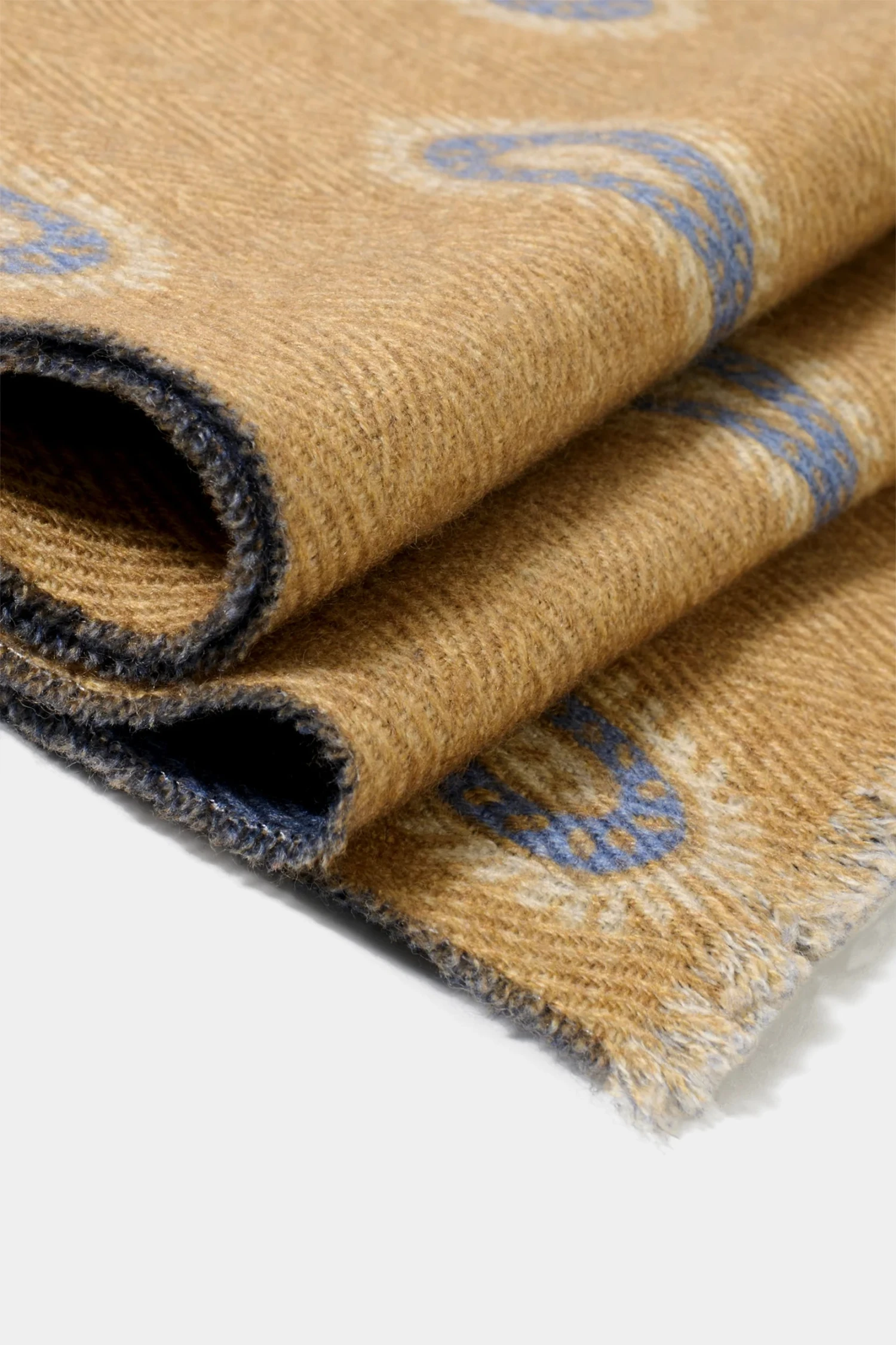 Taupe Paisley Scarf - Made In Italy 5 Taupe Paisley Scarf - Made In Italy - Image 3