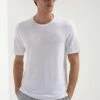 White Linen T-shirt - Made In Italy 2 White Linen T-shirt - Made In Italy -Pini Parma Clothing Store White linen t shirt 3 f95fa7f1 1d1c 44c6 b70e 8ee1c6c061dc