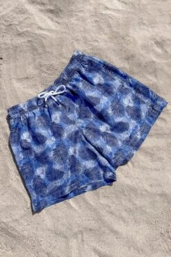 Avio Palm Swim Shorts - Made In Italy