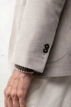 Beige Corduroy Jacket "Soragna Collection" - Made In Italy 8 Beige Corduroy Jacket "Soragna Collection" - Made In Italy -Pini Parma Clothing Store beige corduroy jacket 3