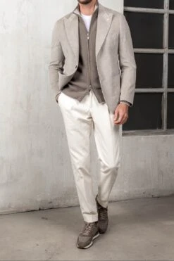 Beige Corduroy Jacket "Soragna Collection" - Made In Italy 9 Beige Corduroy Jacket "Soragna Collection" - Made In Italy -Pini Parma Clothing Store beige corduroy jacket 4