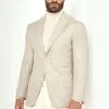 Beige Herringbone Jacket - Made In Italy 2 Beige Herringbone Jacket - Made In Italy -Pini Parma Clothing Store beige herringbone jacket 7