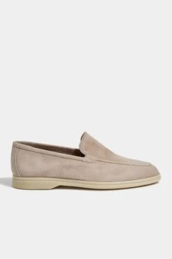 Beige Loafers - Made In Italy -Pini Parma Clothing Store beige loafers 1