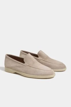 Beige Loafers - Made In Italy