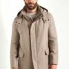 Beige Parka – Made In Italy 2 Beige Parka – Made In Italy -Pini Parma Clothing Store beige parka 3