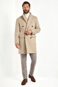 Beige Polo Coat – Made In Italy