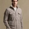Beige Safari Jacket Flannel Super 180s – Made In Italy 1 Beige Safari Jacket Flannel Super 180s – Made In Italy -Pini Parma Clothing Store beige safari jacket s180 wool