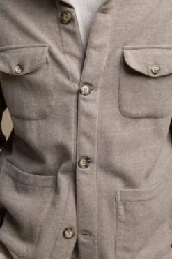 Beige Safari Jacket Flannel Super 180s – Made In Italy 9 Beige Safari Jacket Flannel Super 180s – Made In Italy -Pini Parma Clothing Store beige safari jacket s180 wool 3