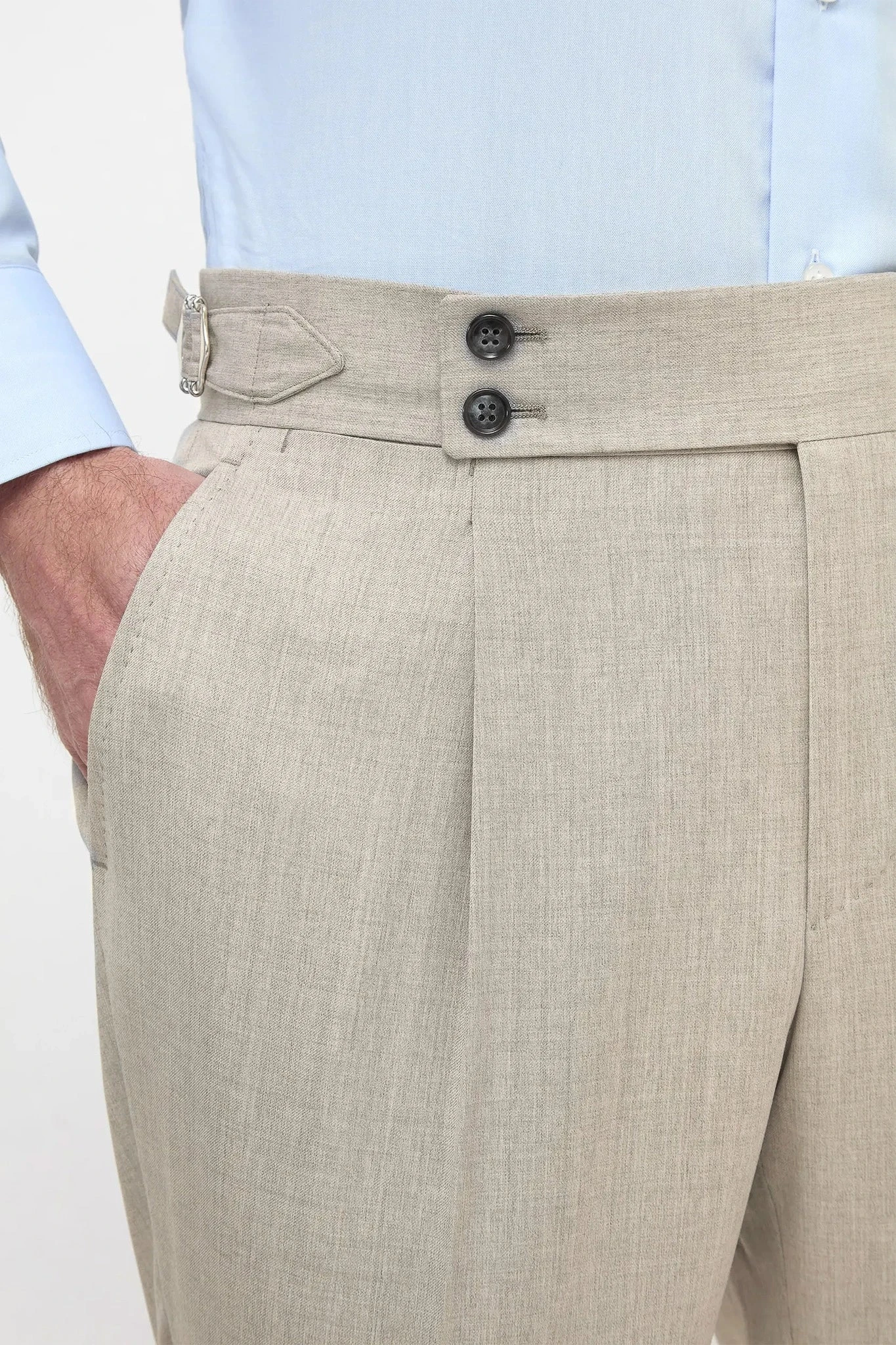 Beige Soragna Trousers - Made In Italy 5 Beige Soragna Trousers - Made In Italy - Image 3