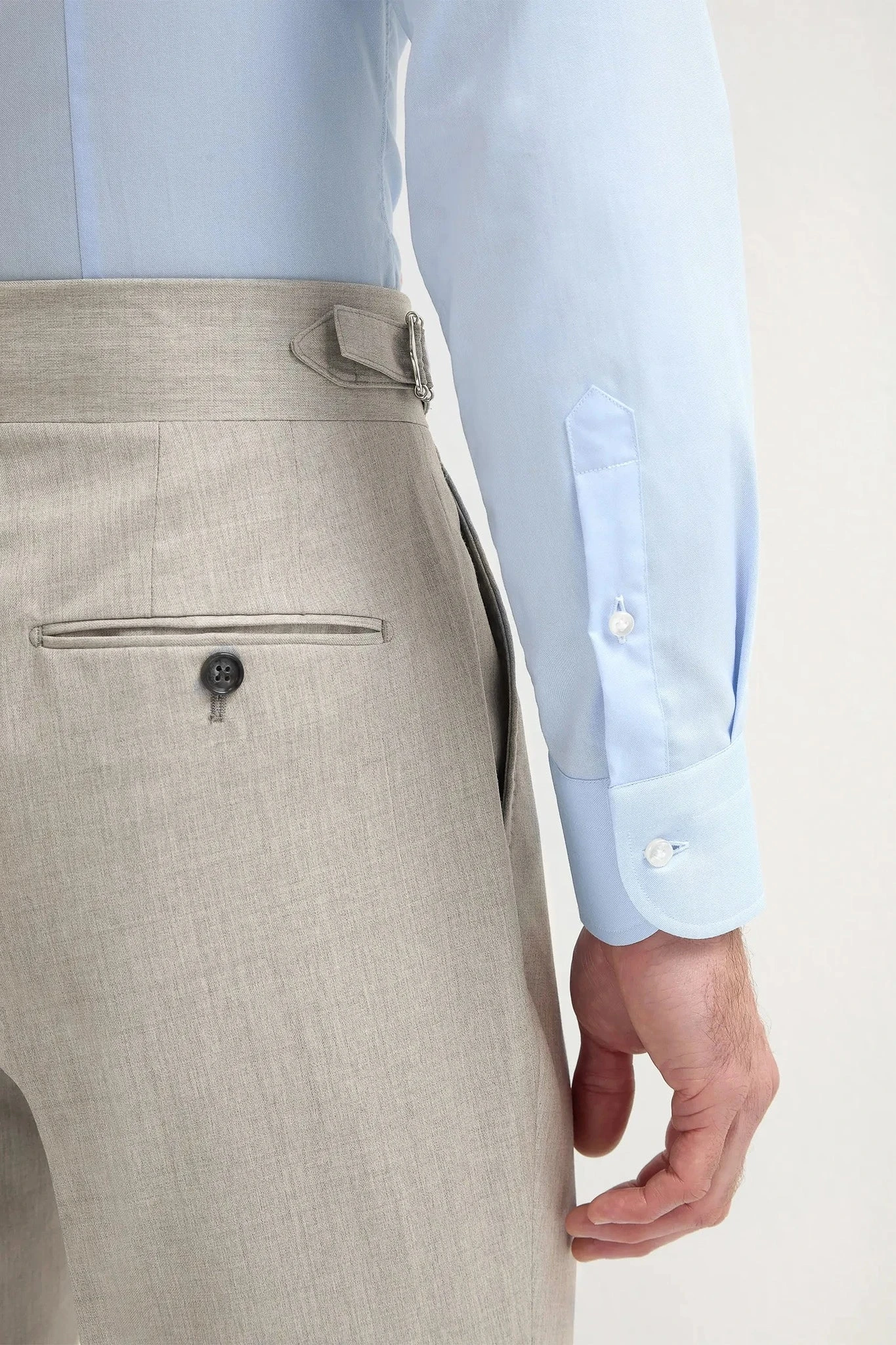 Beige Soragna Trousers - Made In Italy 4 Beige Soragna Trousers - Made In Italy - Image 2